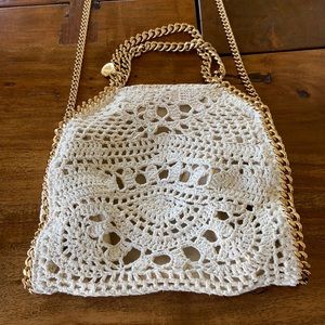 Stella McCartney crochet Falabella shoulder bag